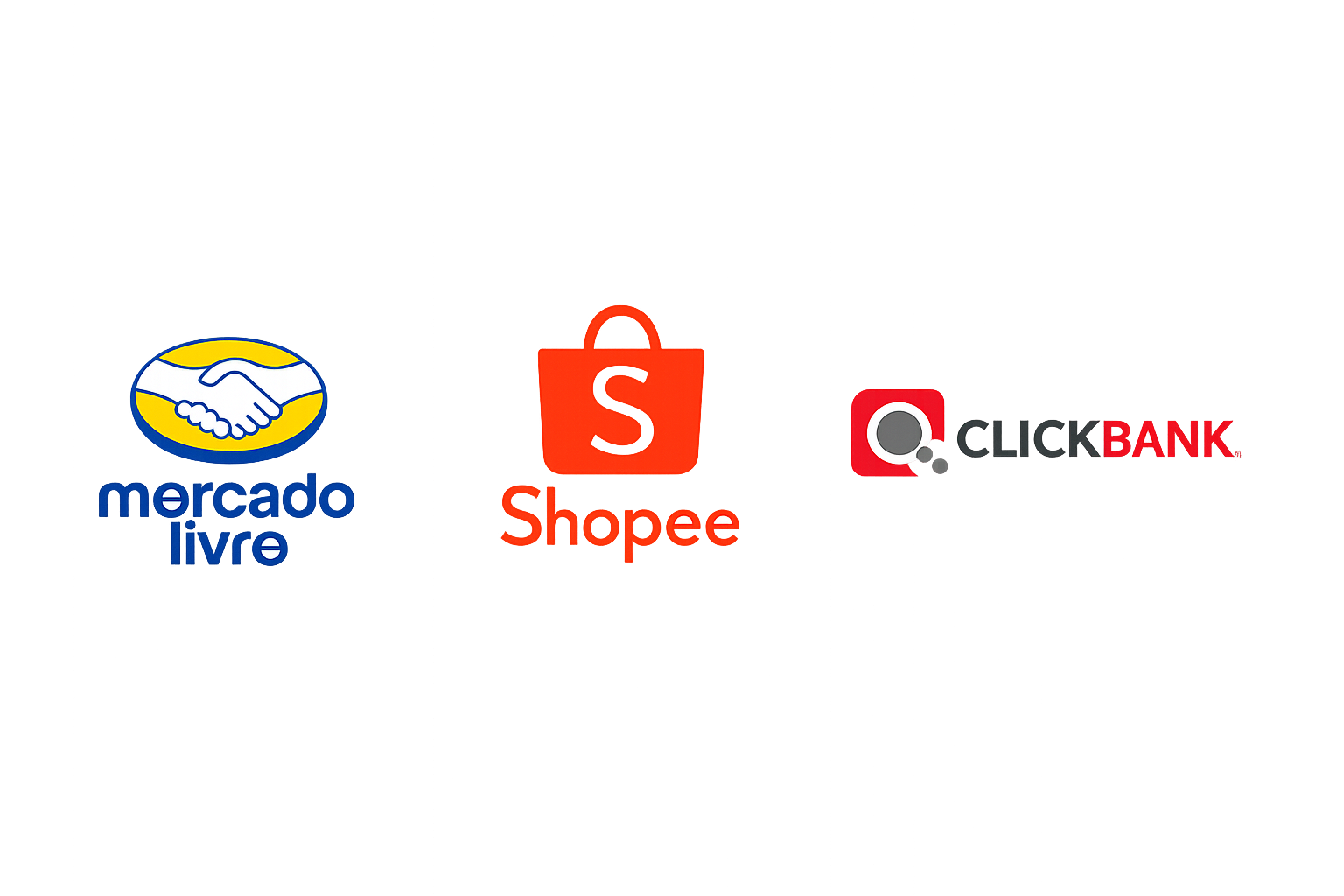 ClickBank, Shopee e Mercado Livre
